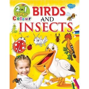 2 In 1 Copy to Colour Birds and Insects