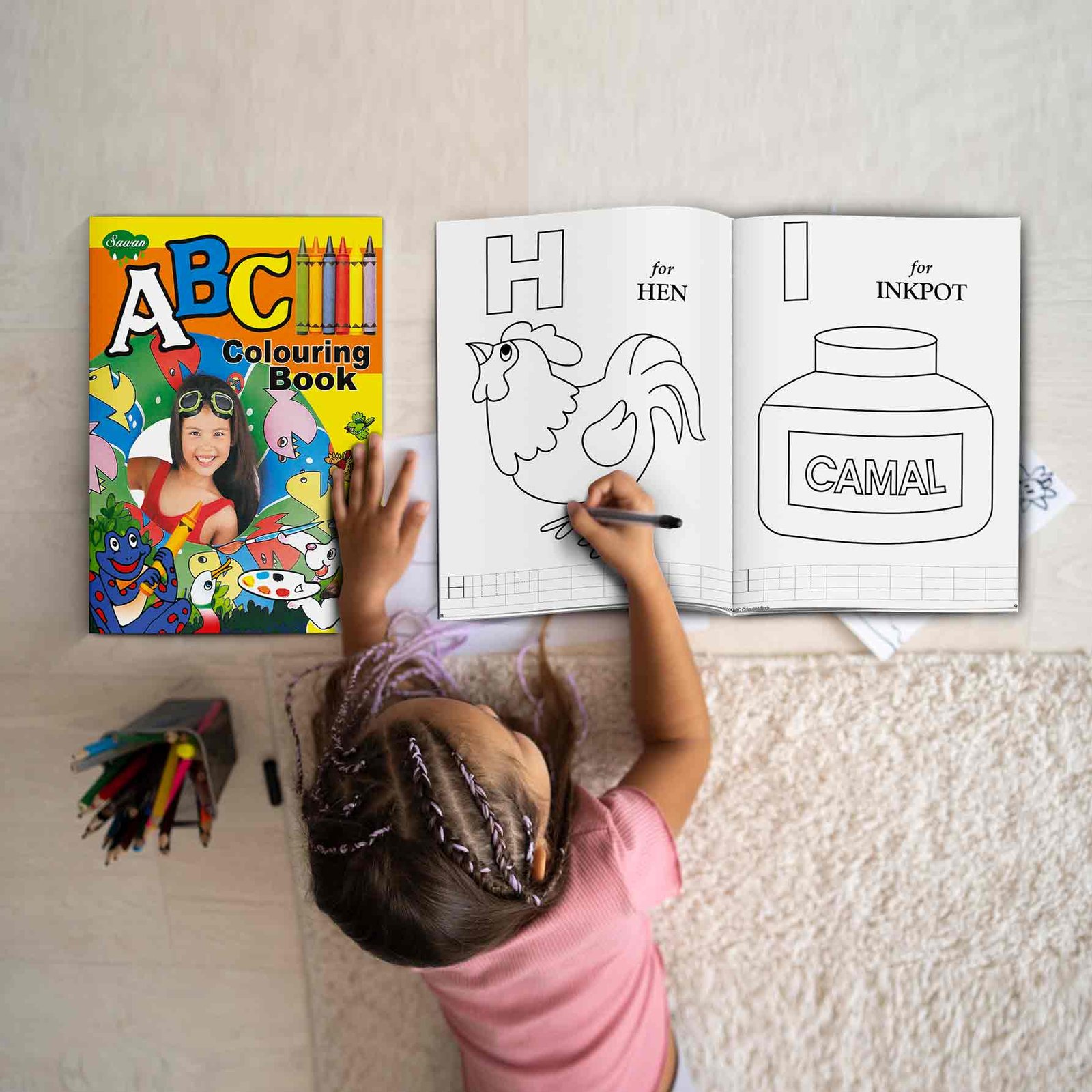A B C Colouring Book - Image 9