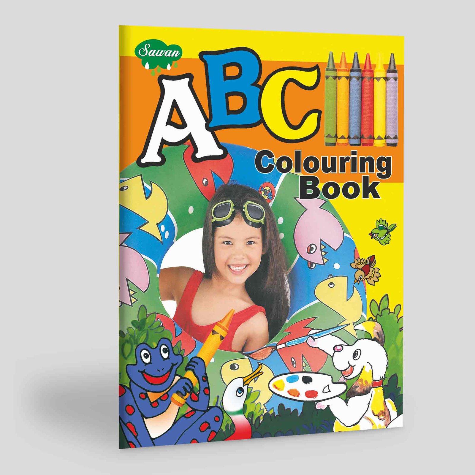 ABC Colouring Book for Kids ABC Drawing Book for Children Learn Letters Through Colouring A to Z Colouring Book Kids Alphabet Activity Book ABC Colouring Pages for Kids