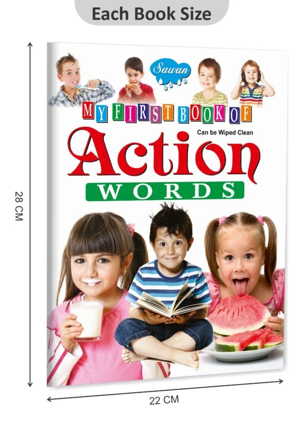 My First Book of Action Words | My First Book (Can be Wiped Clean) - Image 2