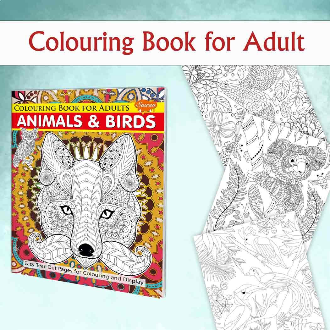 Colouring Book for Adults Animals & Birds - Image 5