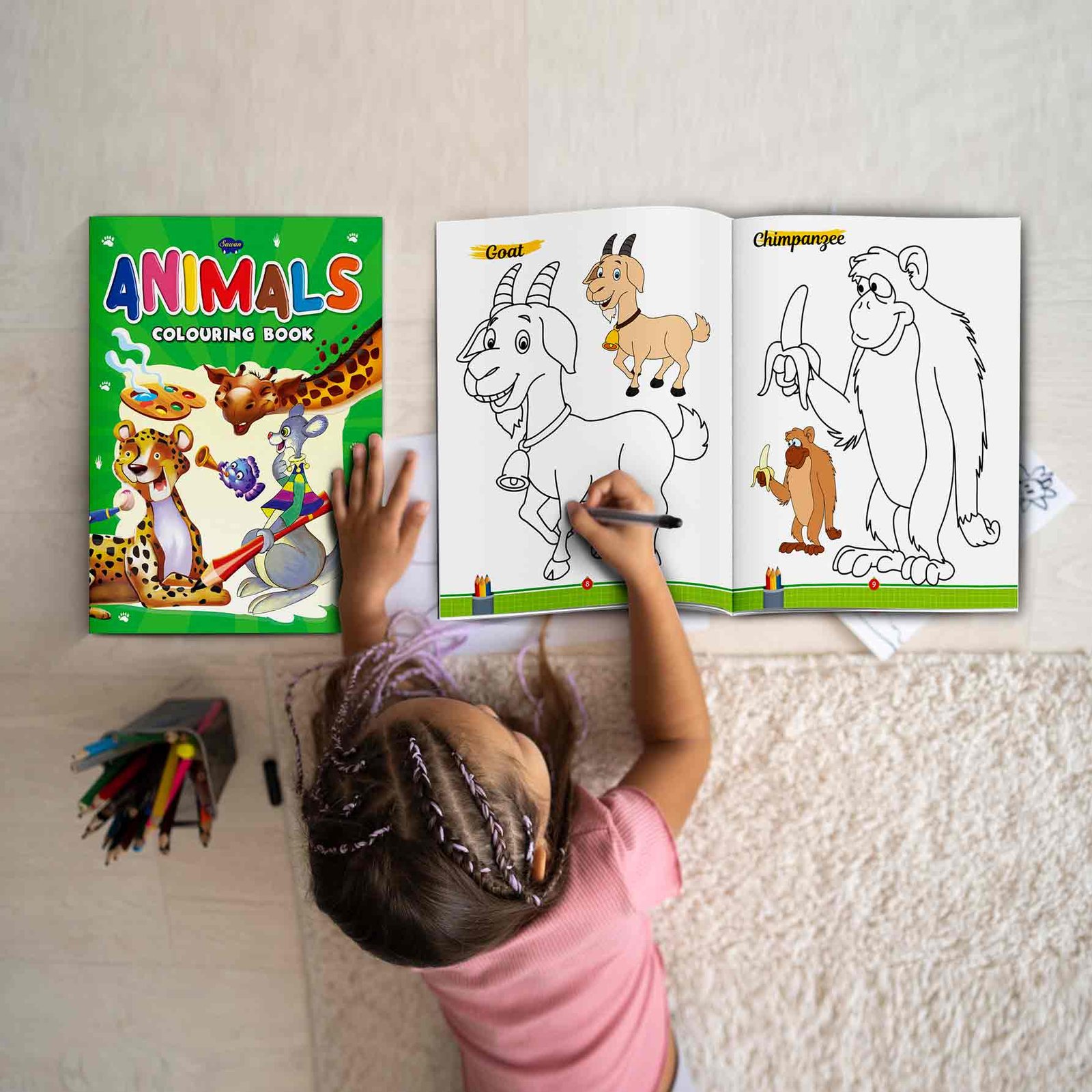Animals Colouring Book | Colouring Books For Children | Kids Colouring Book - Image 9