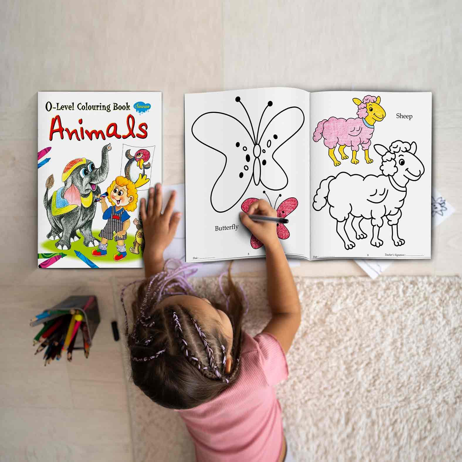 Animals | '0' Level Colouring Books | Kids Colouring Books - Image 9