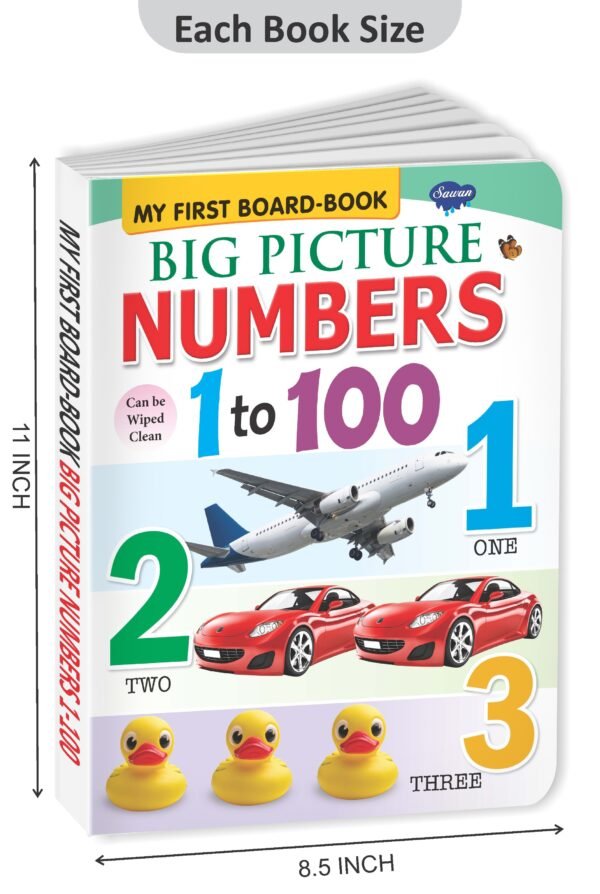 Big Pictures : Numbers 1 to 100 | My First Board-Book | Early Learning Picture Book - Image 2