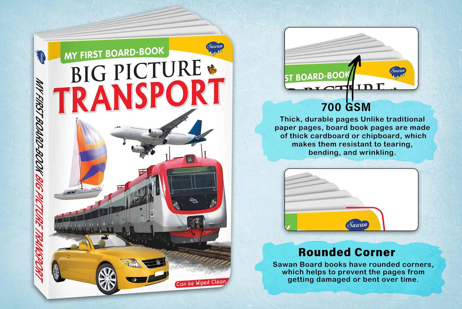 Big Pictures : Transport | My First Board Book | Early Learning Picture Book - Image 3