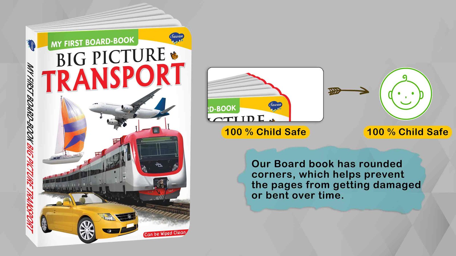 Big Pictures : Transport | My First Board Book | Early Learning Picture Book - Image 4