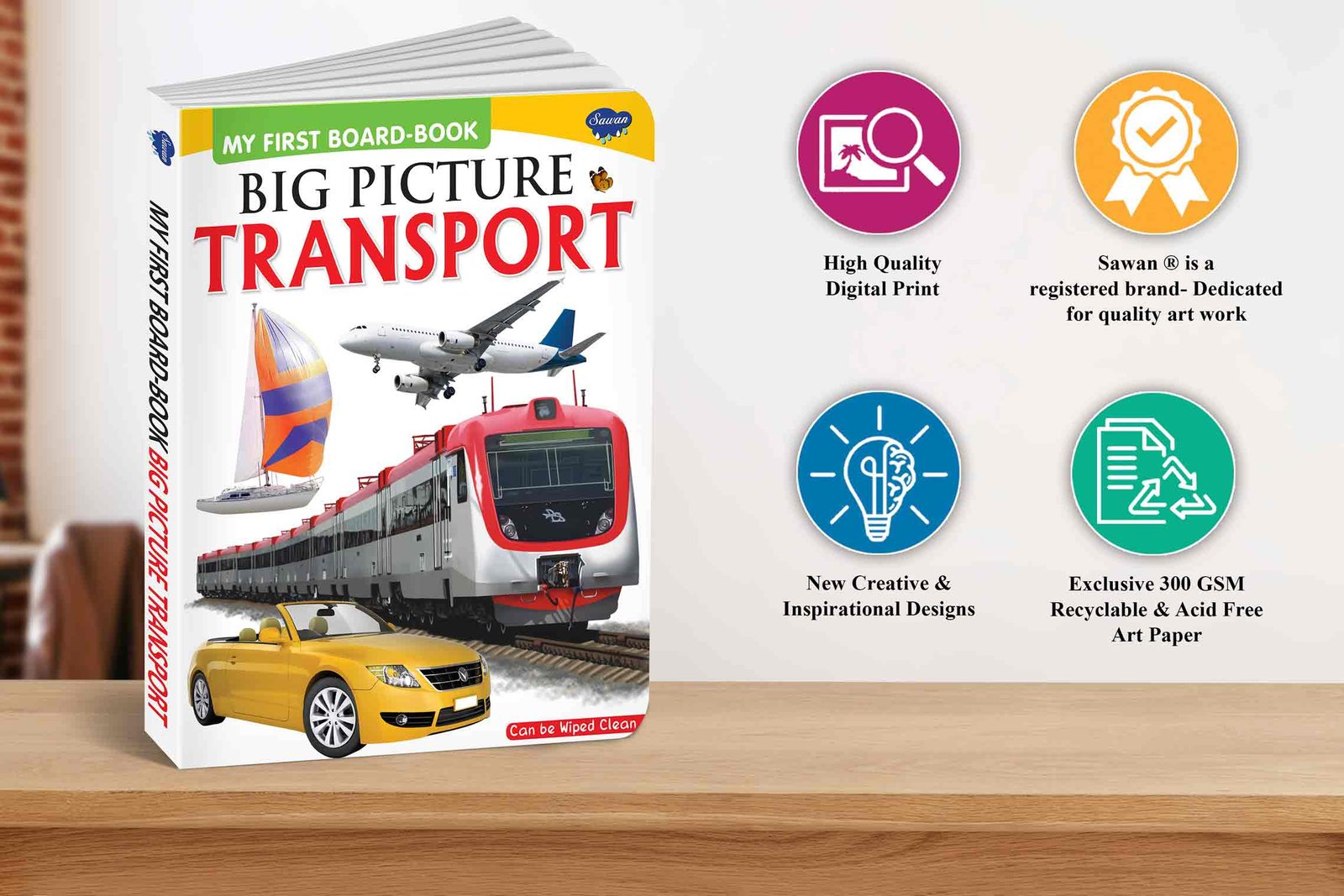 Big Pictures : Transport | My First Board Book | Early Learning Picture Book - Image 7