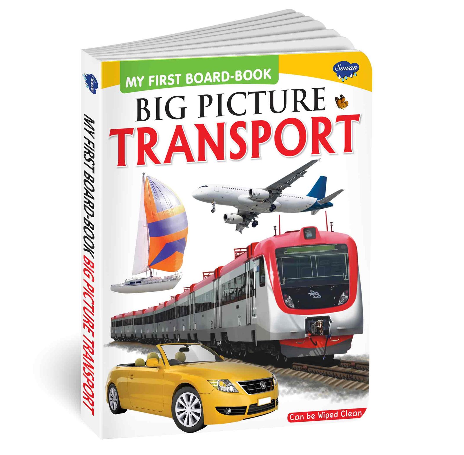 Transport Board Book for Kids Transport Learning Book for Kids Learn Vehicles with Pictures Early Learning Transport Book First Vehicles Book for Kids