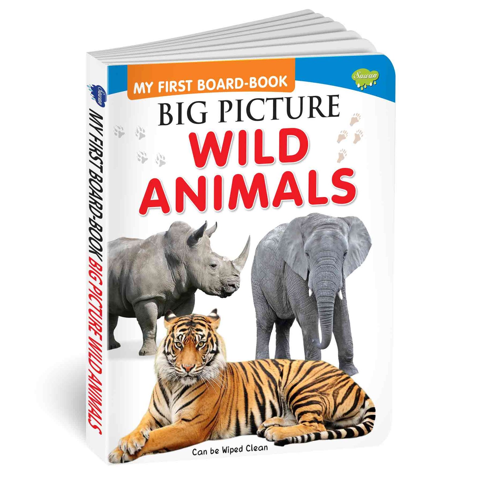 Wild Animals Board Book Big Wild Animals Picture Book My First Animal Board Book Wild Animal Picture Book Learn Wild Animals with Pictures