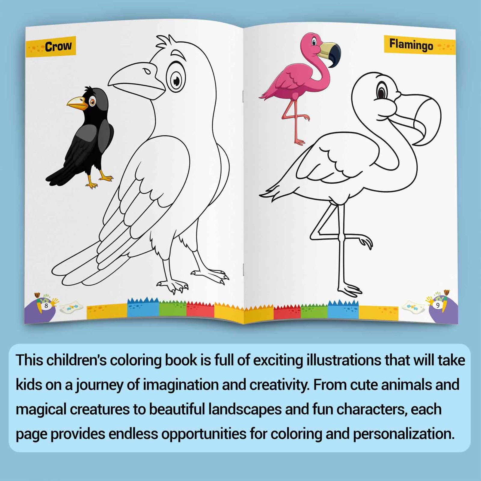 Birds Colouring Book | Colouring Books For Children | Kids Colouring Book - Image 4