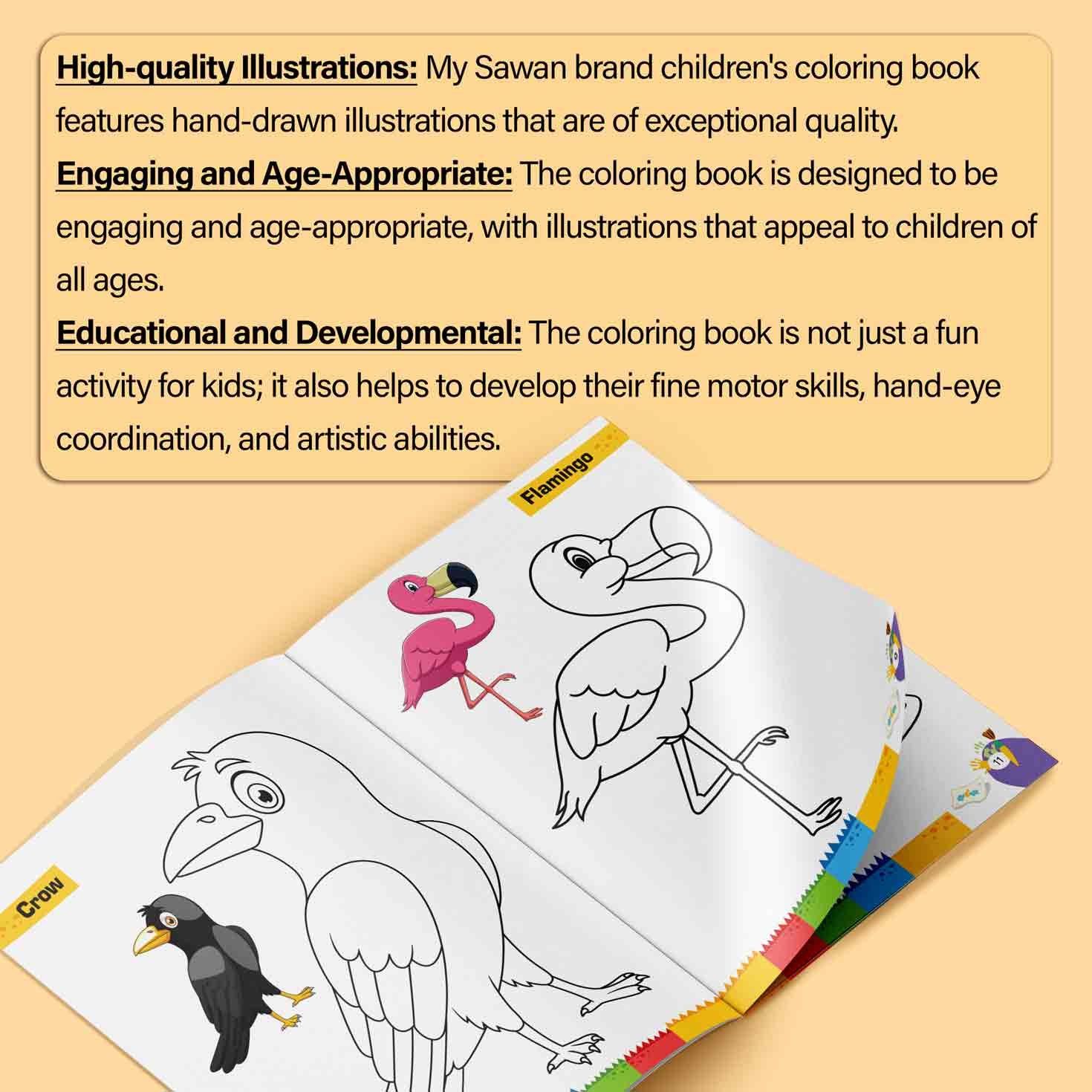 Birds Colouring Book | Colouring Books For Children | Kids Colouring Book - Image 5
