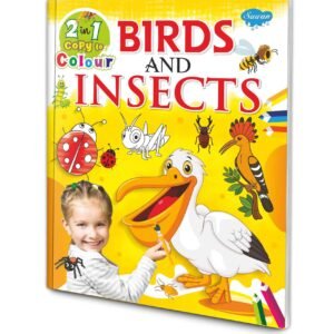 Birds and Insects Colouring Book Birds Copy to Colour Book 2 in 1 Kids Colouring Book Copy and Colour Book for Kids Kids Birds and Insects Book