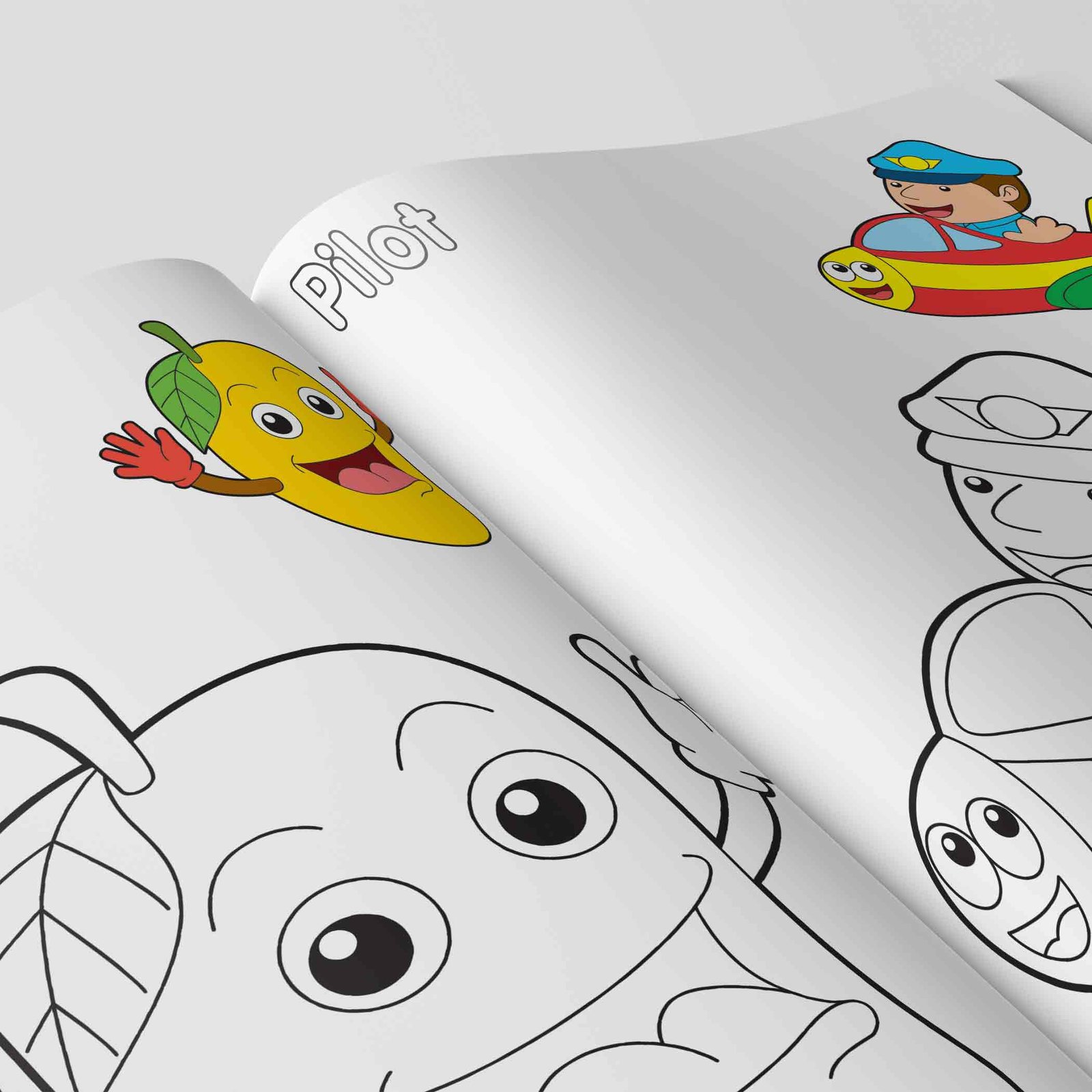 Cartoon Colouring Book-1 | Cartoon Colouring Books | Kids Colouring Books - Image 3