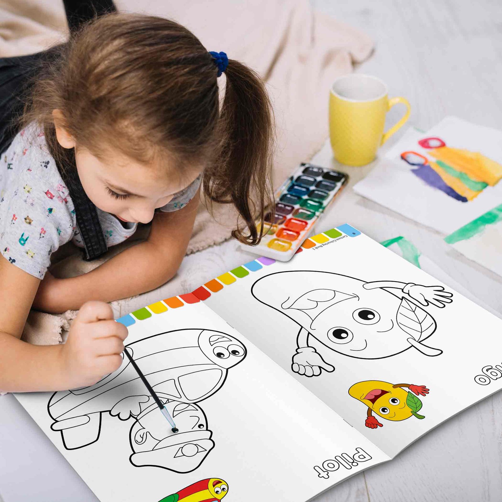 Cartoon Colouring Book-1 | Cartoon Colouring Books | Kids Colouring Books - Image 12