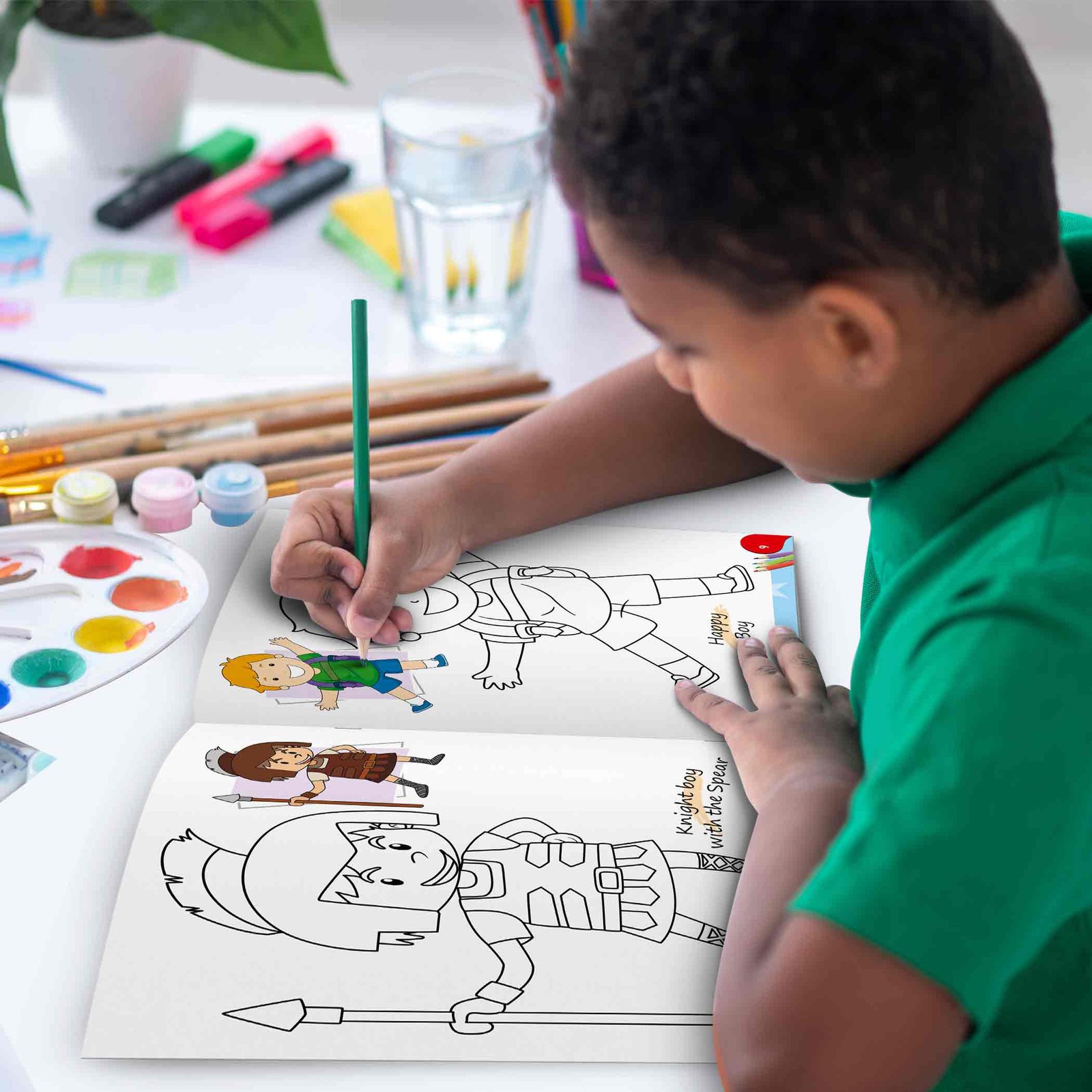 Colouring Book of Boys | Colouring Books For Children | Kids Colouring Book - Image 6
