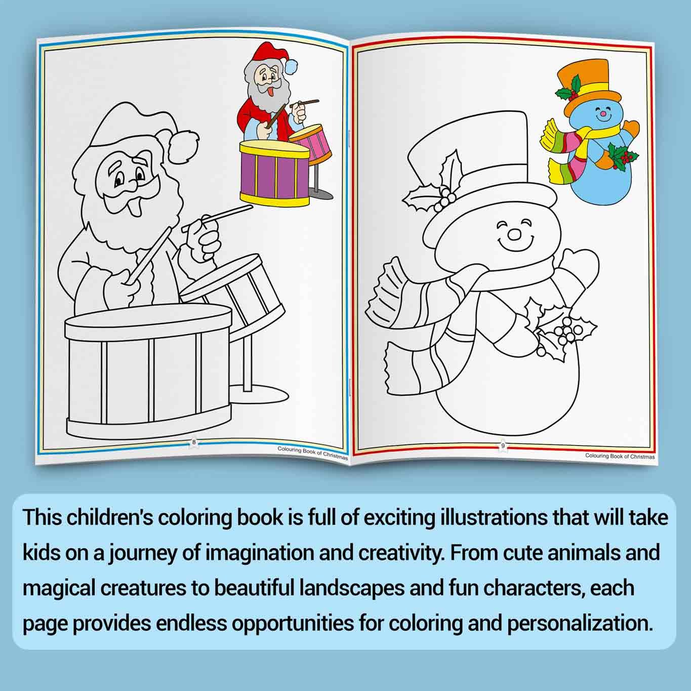 Colouring Book of Christmas | Colouring Books For Children | Kids Colouring Book - Image 4