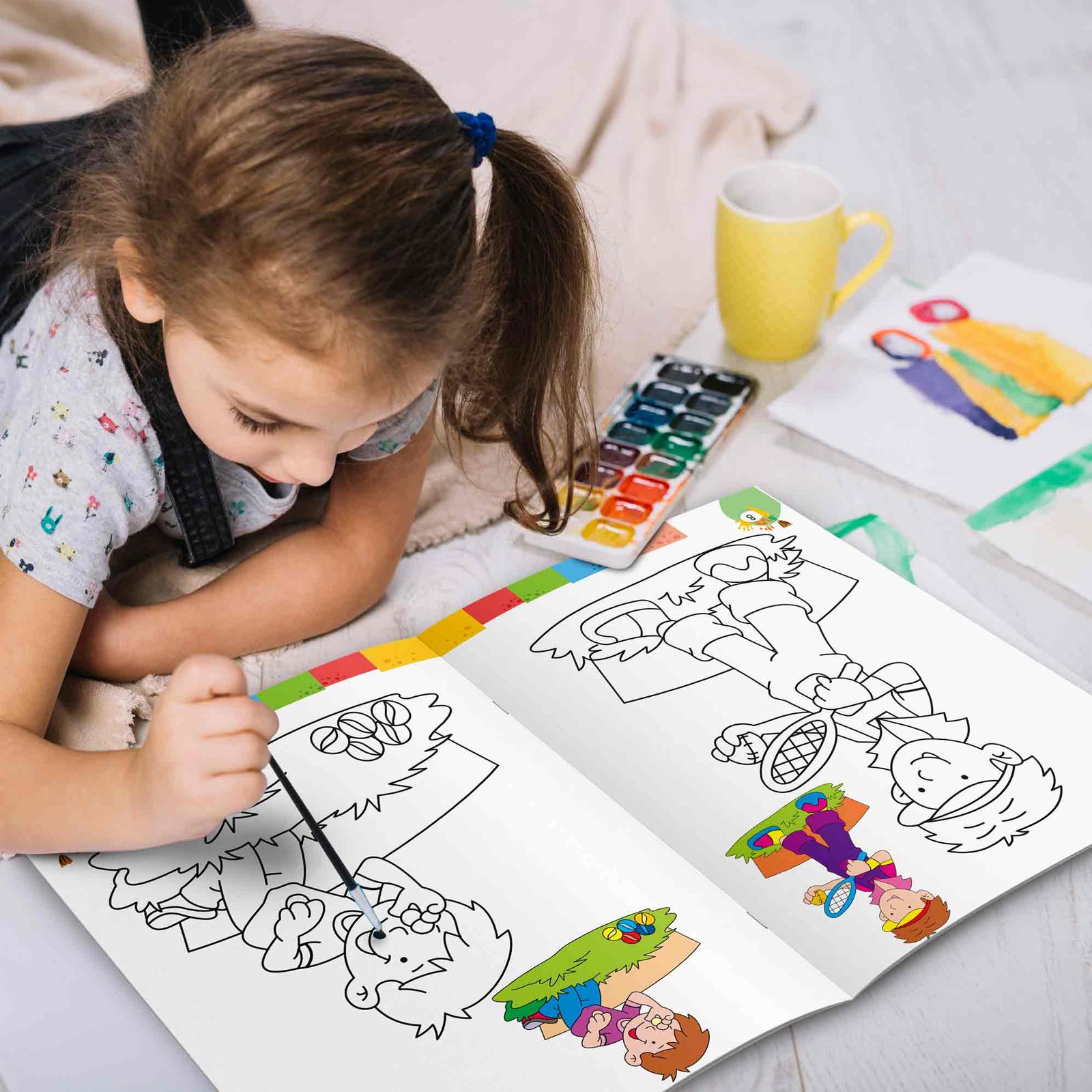 Colouring Book of Games & Sports | Colouring Boos For Children | Kids Colouring Book - Image 12