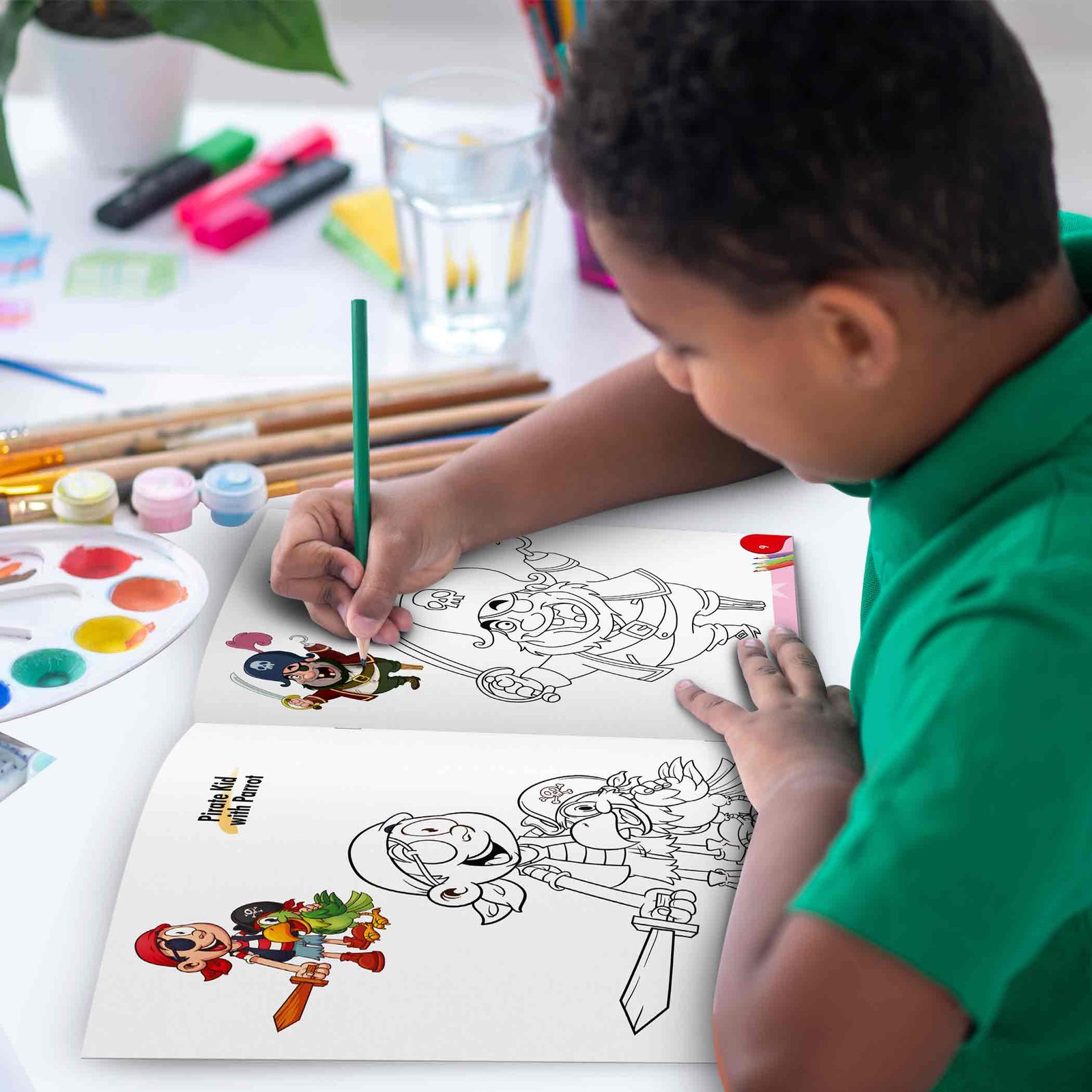 Colouring Book of Pirates | Colouring Books For Children | Kids Colouring Book - Image 6