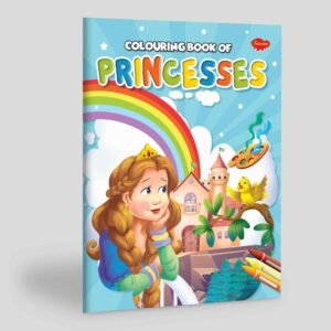 Princesses Colouring Book for Kids Princess Drawing Book for Children Princess Drawing and Colouring Book Cute Princess Colouring Book Princess Art Book for Children