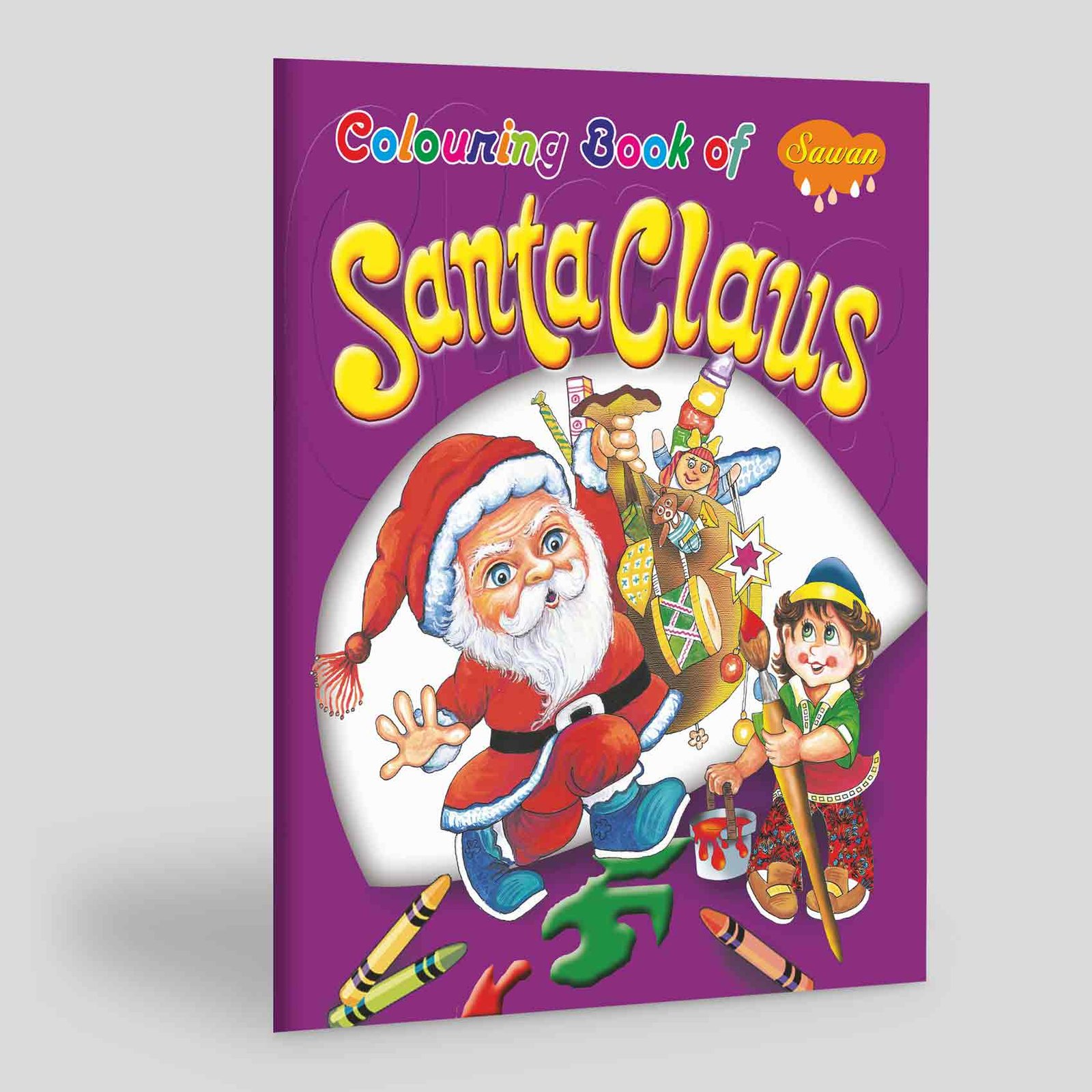 Santa Claus Colouring Book Christmas Colouring Book for Children Santa Claus Pictures to Colour Santa Drawing and Colouring Book Christmas Drawing Book for Kids