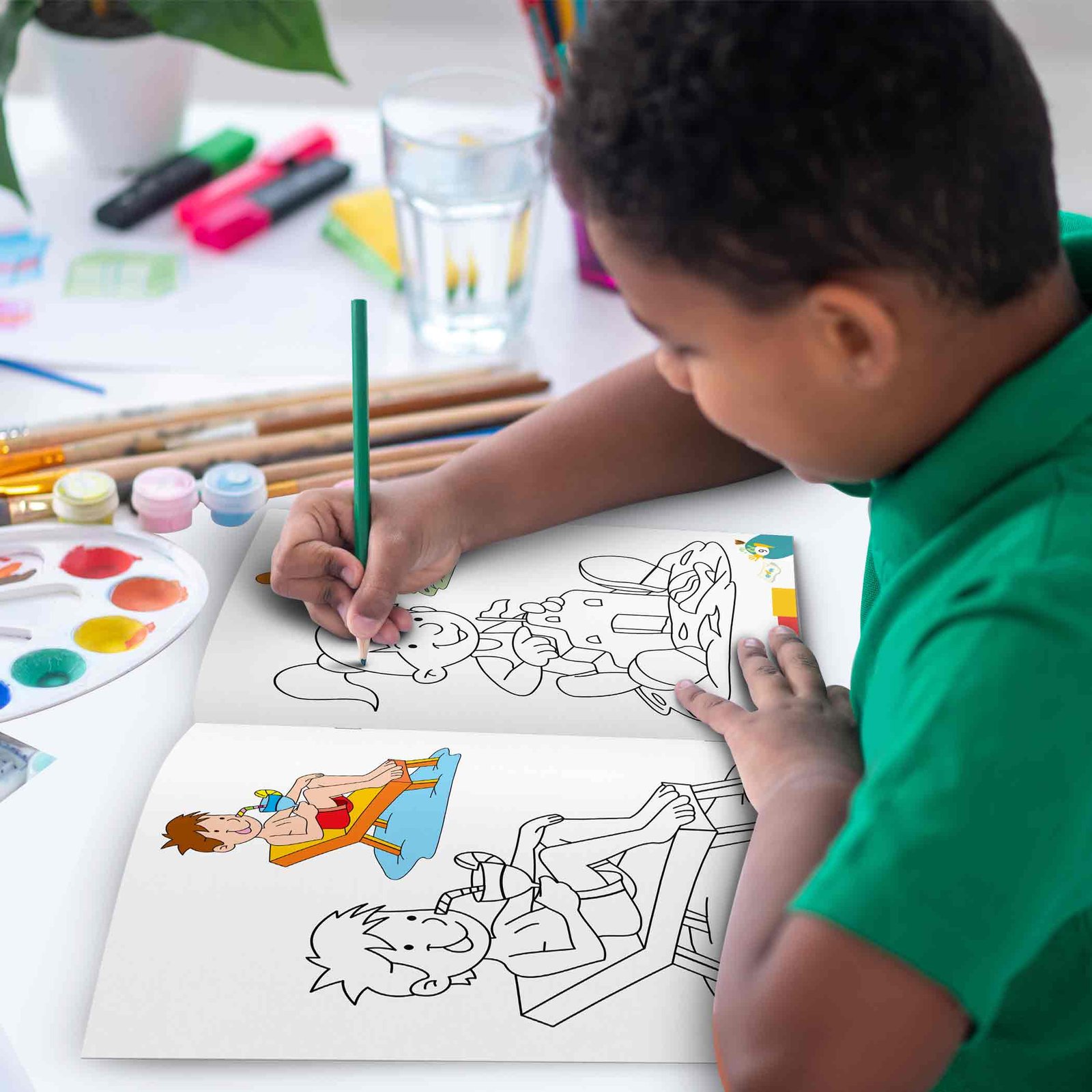 Colouring Book of Water Fun | Colouring Books For Children | Kids Colouring Book - Image 6