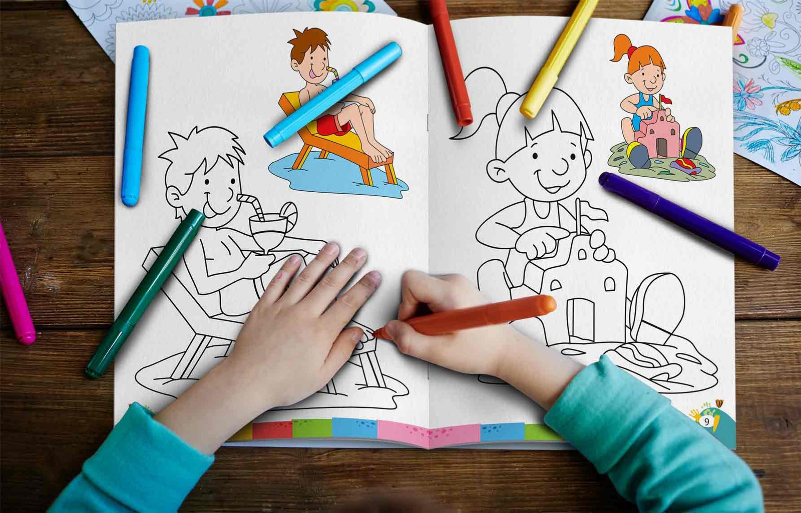 Colouring Book of Water Fun | Colouring Books For Children | Kids Colouring Book - Image 11