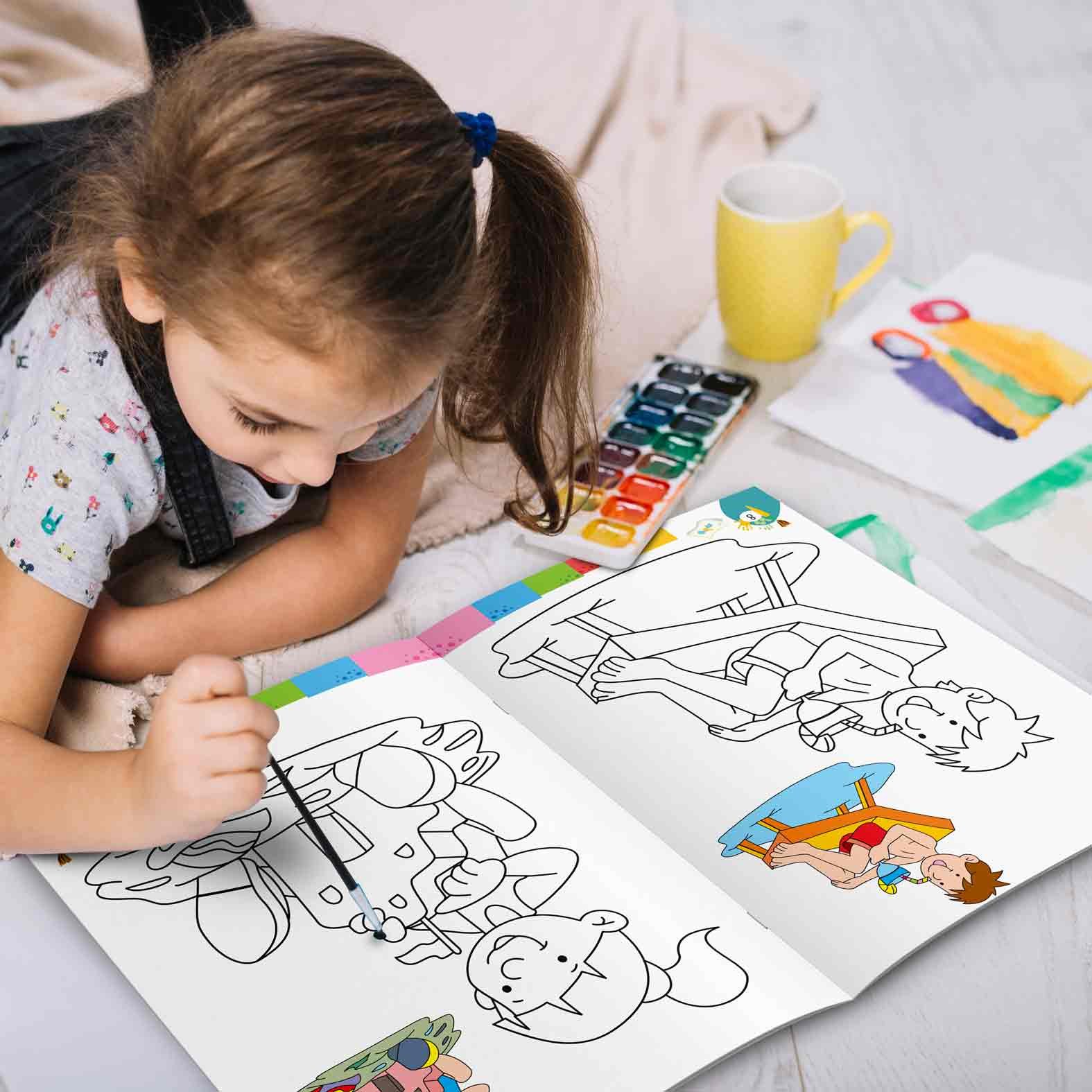 Colouring Book of Water Fun | Colouring Books For Children | Kids Colouring Book - Image 12