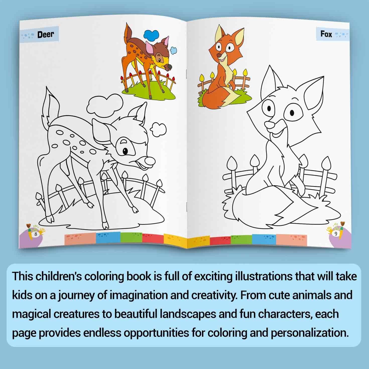 Colouring Book of Zoo | Colouring Books For Children | Kids Colouring Book - Image 4