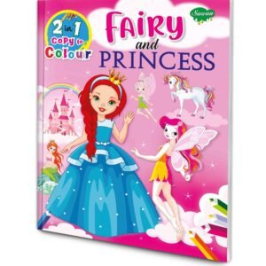 Fairy and Princess Colouring Book Kids Fairy Colouring Book Fairy Drawing and Colouring Book Copy and Colour Book for Kids