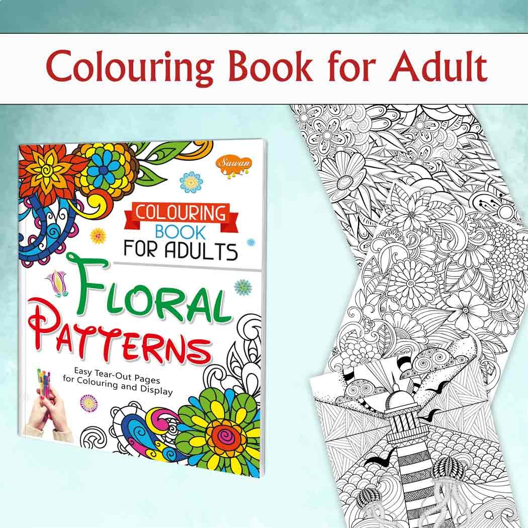 Colouring Book for Adults Floral Patterns - Image 5