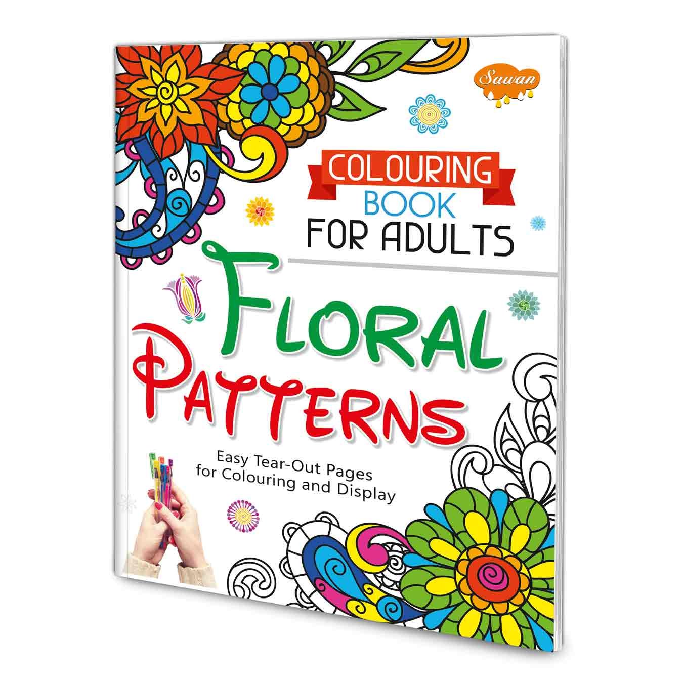 Adult Floral Colouring Book Floral Patterns Colouring Book Adult Flower Art Book Adult Creative Colouring Book Floral Art Colouring Book