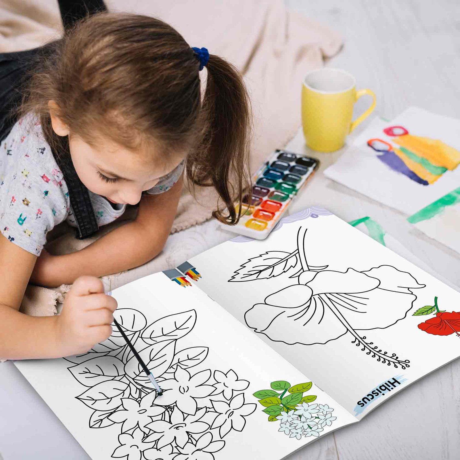 Flowers Colouring Book | Colouring Books For Children | Kids Colouring Book - Image 12