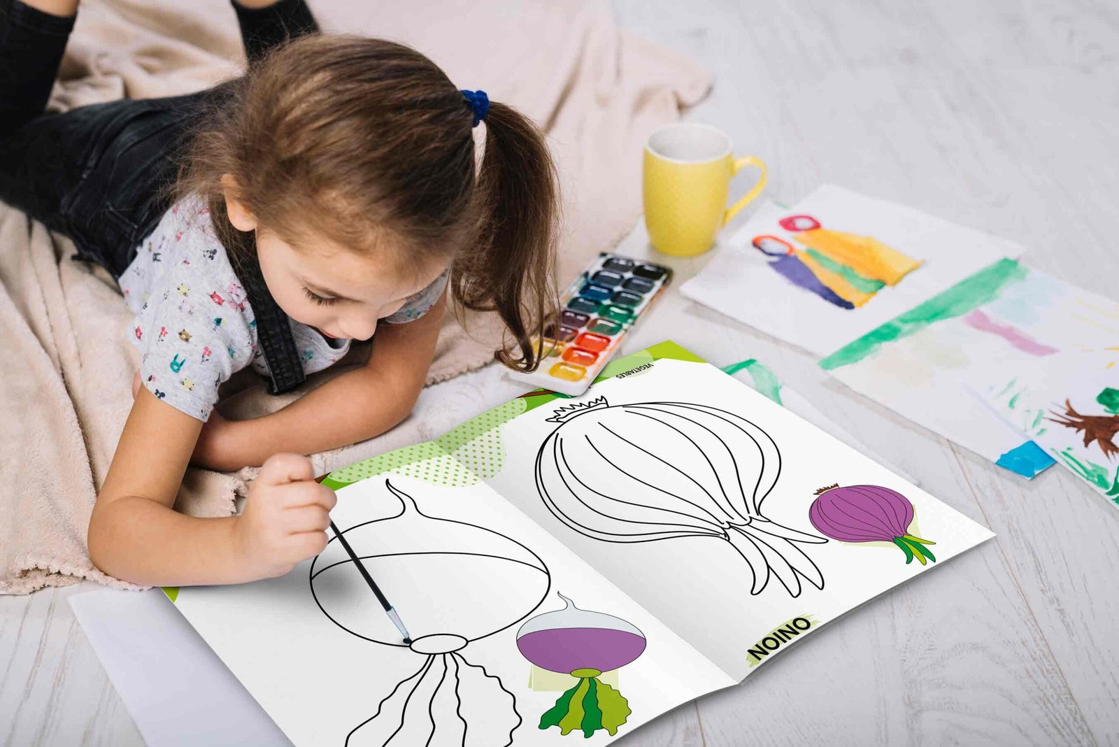 2 In 1 Copy to Colour Fruits and Vegetables - Image 7