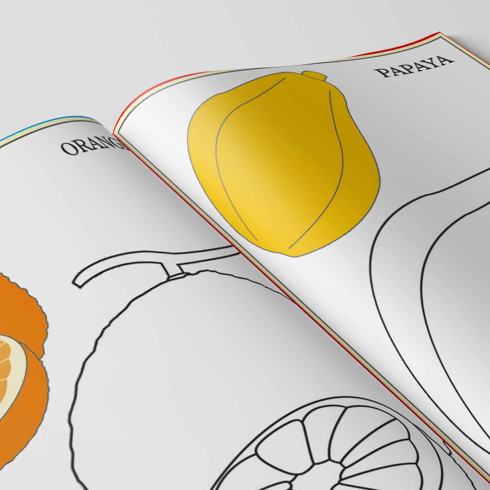 Fruits Colouring Book | Colouring Books For Children | Kids Colouring Book - Image 3