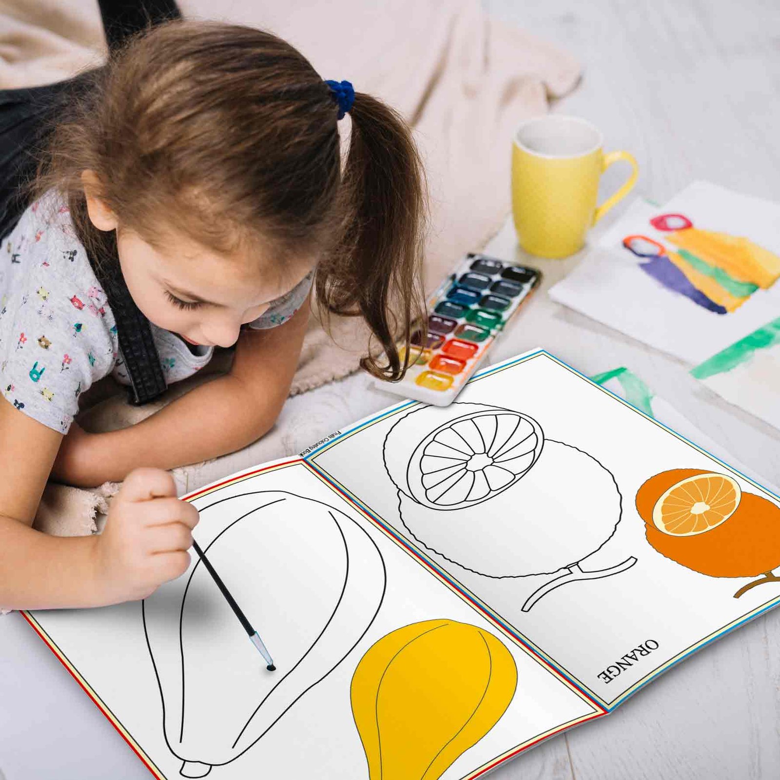 Fruits Colouring Book | Colouring Books For Children | Kids Colouring Book - Image 12