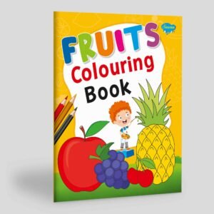 Fruits Colouring Book for Kids Colourful Fruits Colouring Book Healthy Fruits Colouring Book Fruit Drawing and Colouring Book Fruit Art Book for Children