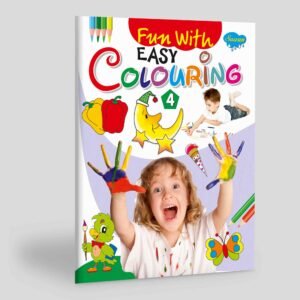 Fun with Easy Colouring 4 Simple Drawing Book for Children Easy Pictures to Colou Easy Art Activities for Children