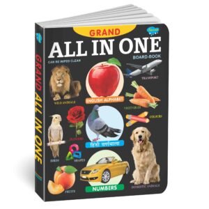 Grand All in One Board Book Early Learning Picture Book All in One Picture Book Toddler Learning Board Book First Learning Book for Toddlers