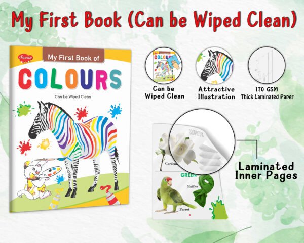 My First Book of Colours | My First Book (Can be Wiped Clean) - Image 3