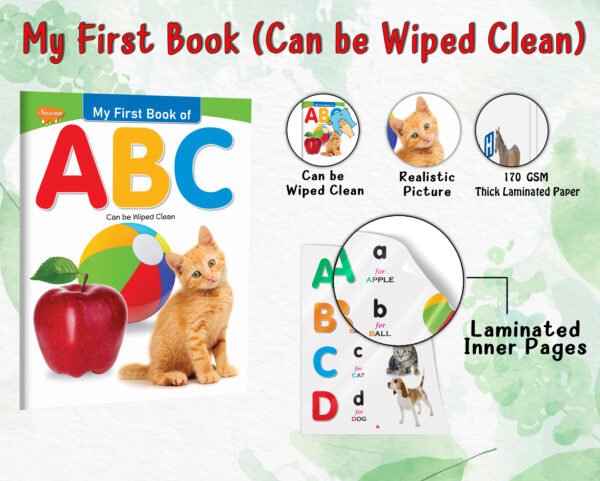My First Book of ABC | My First Book (Can be Wiped Clean) - Image 4