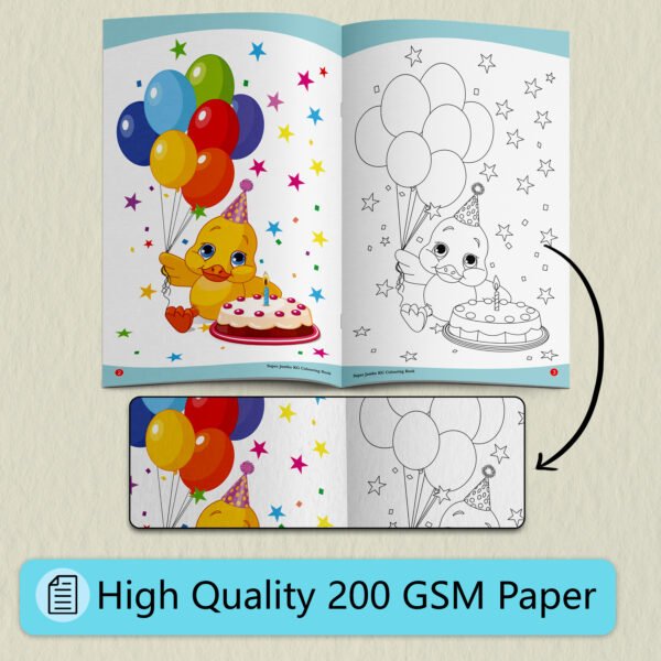 Super Jumbo KG Colouring Book | Super Jumbo Colouring Book - Image 4