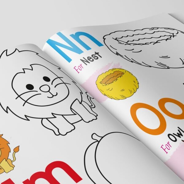 Alphabet Colouring Book | Colouring Books For Children | Kids Colouring Book - Image 4