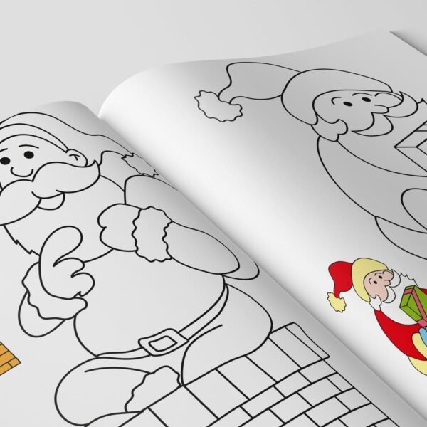 Colouring Book of Santa Claus | Colouring Books For Children | Kids Colouring Book - Image 4