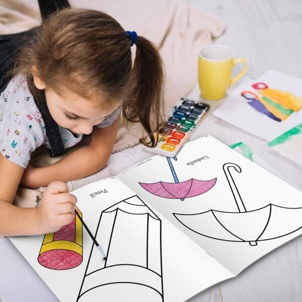 Shapes & Objects | '0' Level Colouring Books | Kids Colouring Books - Image 5