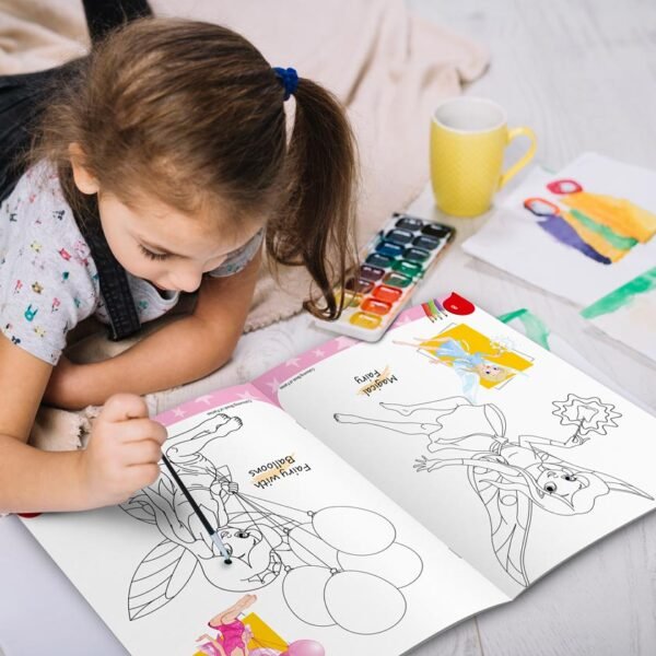 Colouring Book of Fairies | Colouring Books For Children | Kids Colouring Book - Image 6
