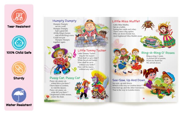 My First Book of Nursery Rhymes | My First Book (Can be Wiped Clean) - Image 3