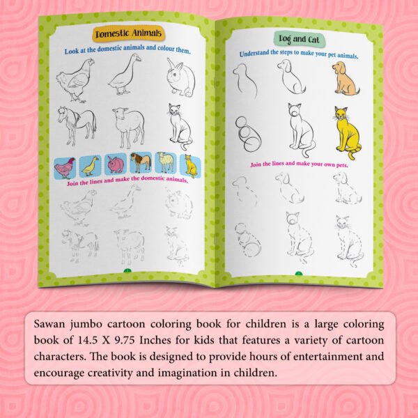 My Big Book of Drawing–B | Super Jumbo Colouring Books - Image 3