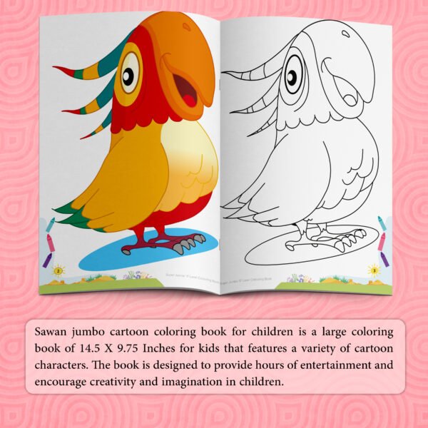 Super Jumbo '0' Level Colouring Book | Super Jumbo Colouring Book - Image 3