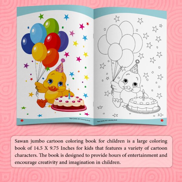 Super Jumbo KG Colouring Book | Super Jumbo Colouring Book - Image 3