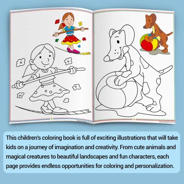Colouring Book of Circus | Colouring Books For Children | Kids Colouring Book - Image 4